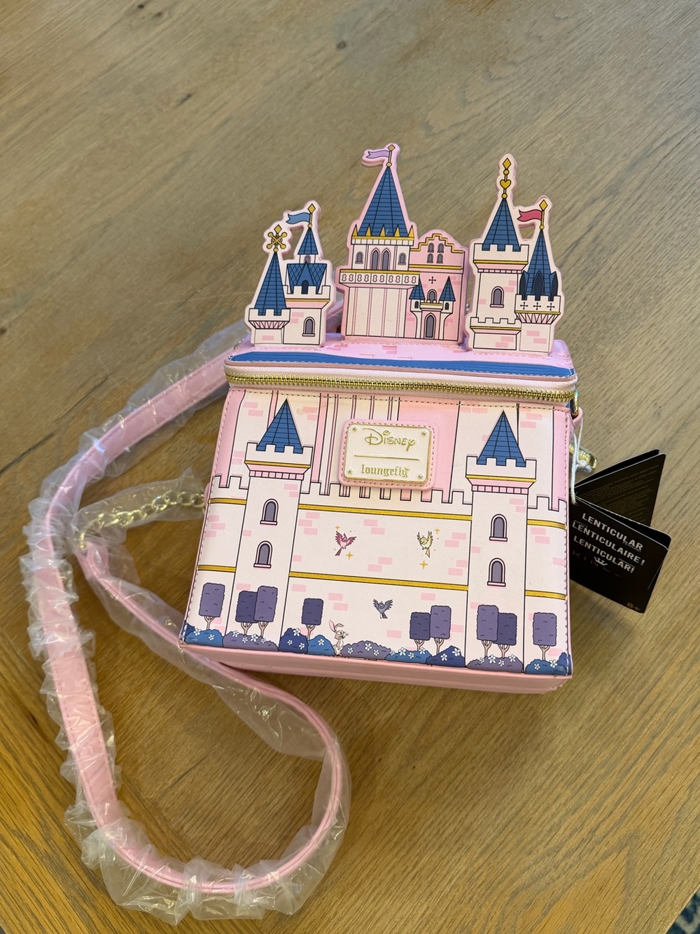 Disney Sleeping Beauty 65th Anniversary Loungefly LimiteEd Castle Figural Bag NW